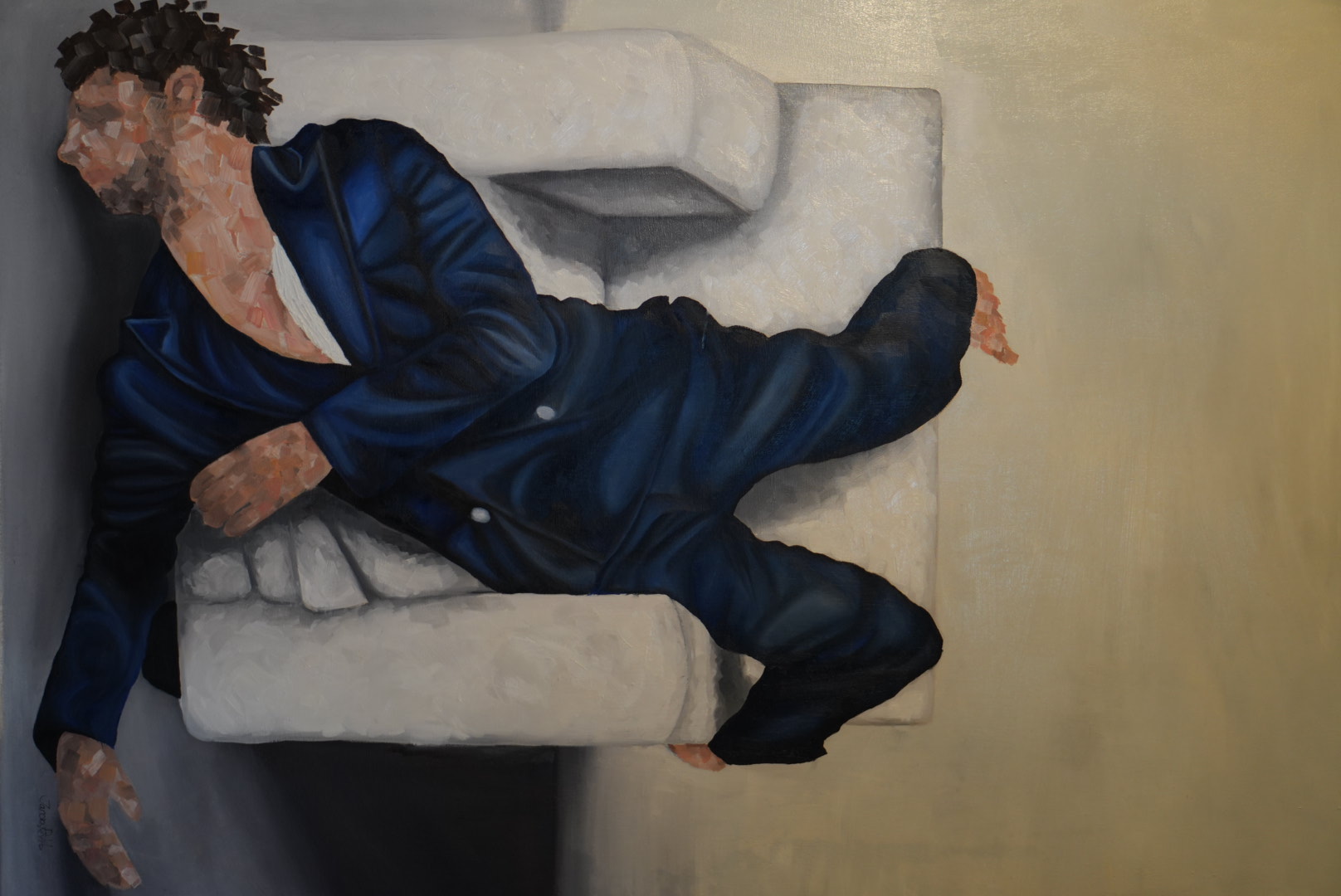 Öl auf Leinwand, 90 x 130 cm von Jaron Röhl